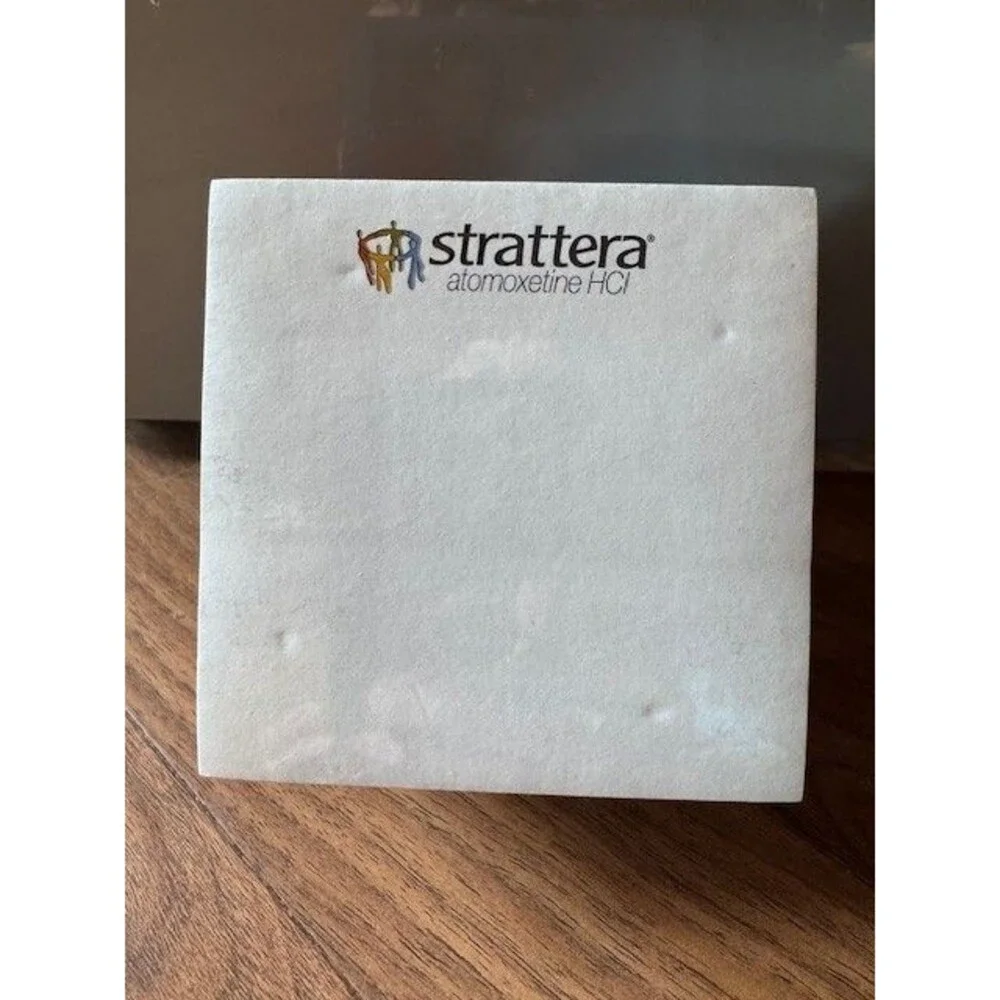 POST IT NOTE Cube Stattera Pharmaceutical Drug‎ Rep Advertising Sealed Note Pad